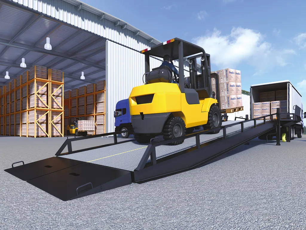 Mobile ramp without support on the car body, RMFS series by DoorHan - view 2